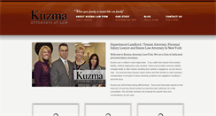 Desktop Screenshot of kuzmalawfirm.com
