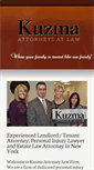 Mobile Screenshot of kuzmalawfirm.com
